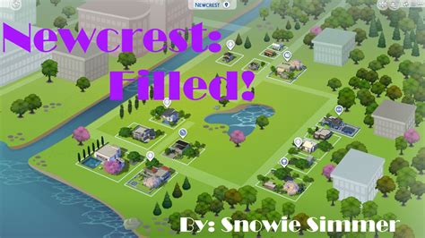 Mod The Sims - Newcrest: Filled! Sims 4 Mods, Sims 4 Blog, Casas The ...