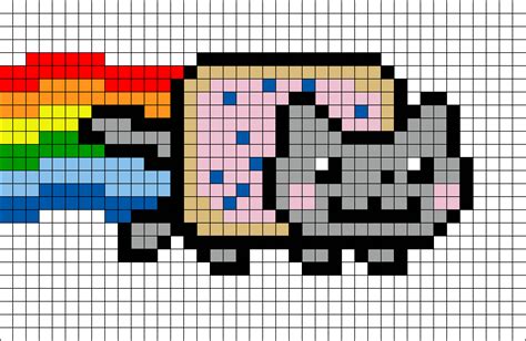 Nyan Cat Pixel Art Minecraft Tutorial - You can now make your own nyan ...