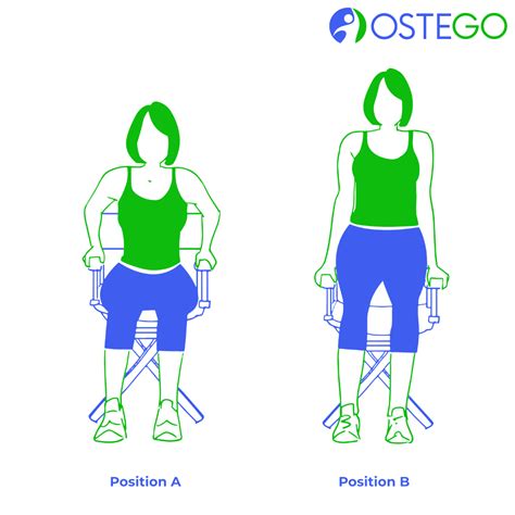 Chair Dip Exercise for Bone Health - Ostego