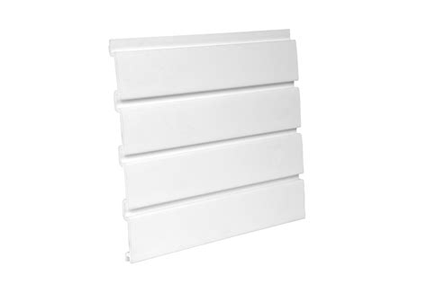 PVC Slatwall Panels White 4(L)x1(H) - Foot x 8 pcs, Light, Easy Clean – Ablelin Store Fixtures Corp.