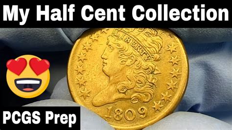 My US Half Cent Coin Collection - Possible PCGS Submissions - YouTube