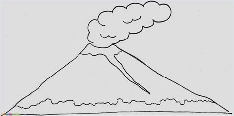 53+ Top Gambar Pemandangan Gunung Sketsa