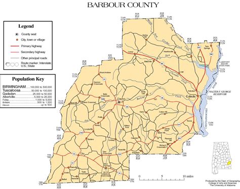 Maps of Barbour County