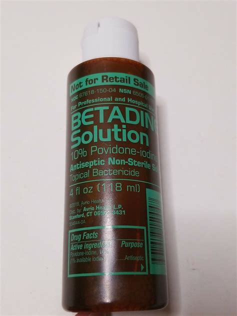 NEW BETADINE SOLUTION 10% Povidone-Iodine | Grelly USA