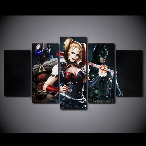 Batman Character – DC 5 Panel Canvas Art Wall Decor – Canvas Storm