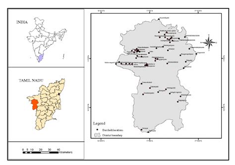 Location map of Coimbatore district | Download Scientific Diagram