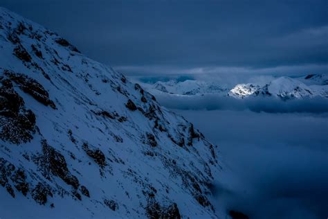 Free Images : landscape, nature, winter, cloud, sky, atmosphere, mountain range, daytime, summit ...