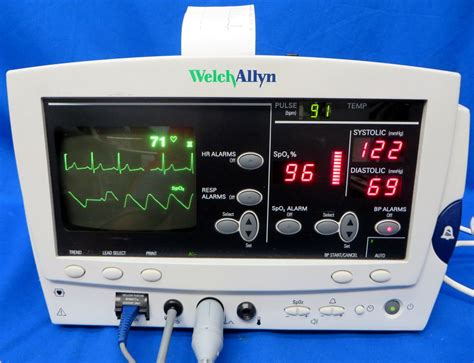 Welch Allyn 6200 NIBP, Pulse Ox, EKG Printer, 90 Day Warranty