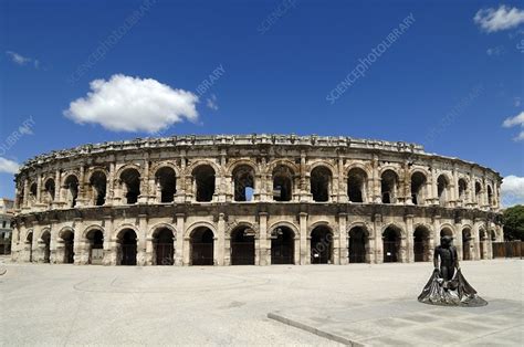 Roman amphitheatre, Nimes, France - Stock Image - C010/2543 - Science Photo Library