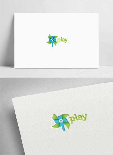 Creative colorful play logo template image_picture free download ...