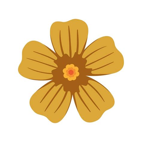 yellow flower decoration 5375079 Vector Art at Vecteezy