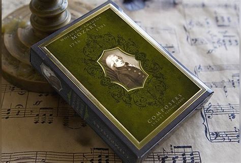 Composers Wolfgang Amadeus Mozart Playing Cards