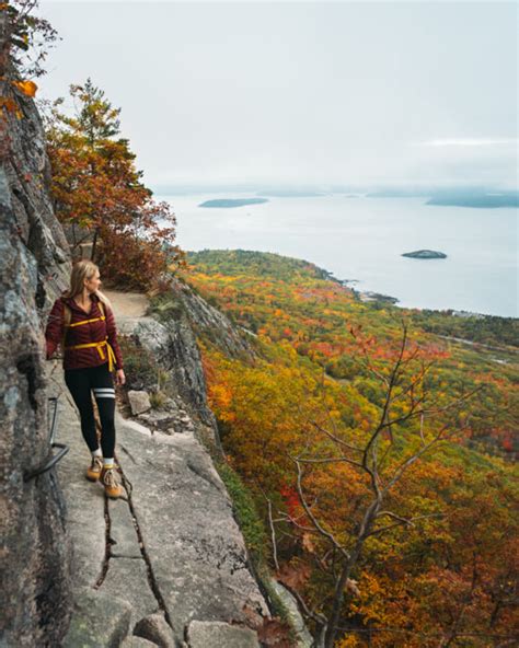 Hiking Precipice Trail In Acadia National Park