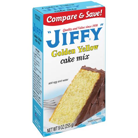 JIFFY Golden Yellow Cake Mix 9 OZ Box - Walmart.com