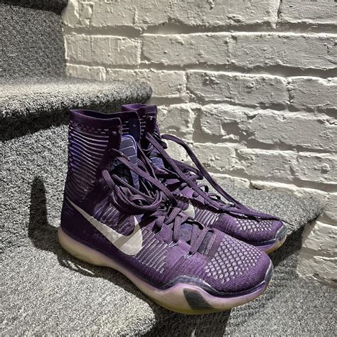 Kobe 10 high purple, size 14 - Depop