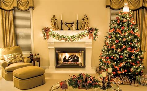 Christmas Fireplace Wallpapers - Wallpaper Cave