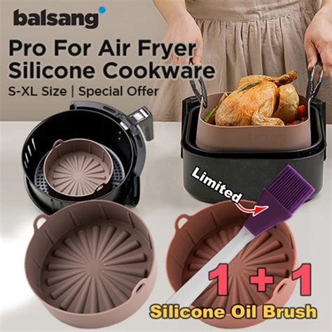 Qoo10 - Balsang Air Fryer Silicone Pot - Reusable Air Fryer Liner No More Hars... : Home Electronics