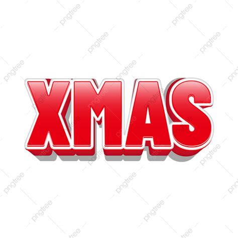 Christmas Card Xmas Vector Hd PNG Images, Christmas Xmas Red Solid Font, Xmas, Christmas ...