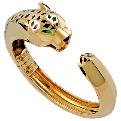 Cartier Panthere Gold Cuff Bracelet at 1stDibs