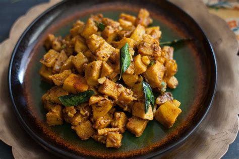 Andhra Style Kandagadda Vepudu Recipe - Yam Stir Fry Recipe