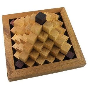 Steps Pyramid - Wooden Puzzle Brain Teaser