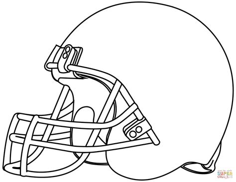 25+ Creative Picture of Football Helmet Coloring Page - albanysinsanity.com