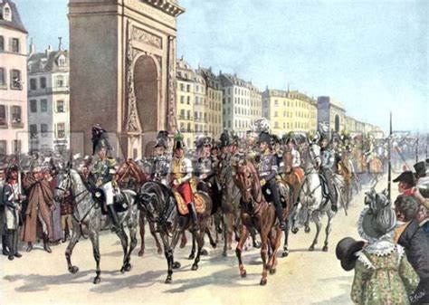 Nb116d The Allies Arrive at Paris March 31st 1814