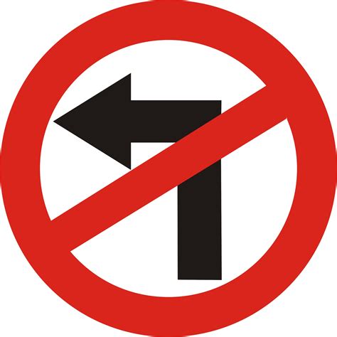 പ്രമാണം:Road Sign No Left Turn.jpg - വിക്കിപീഡിയ