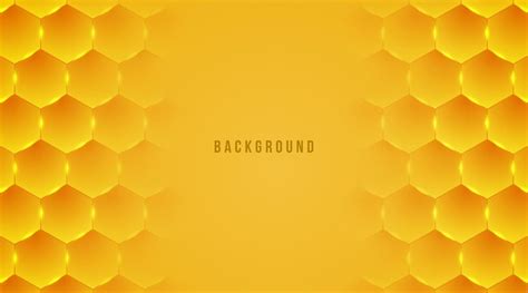 abstract hexagon honey bee background vector illustration 2118141 ...