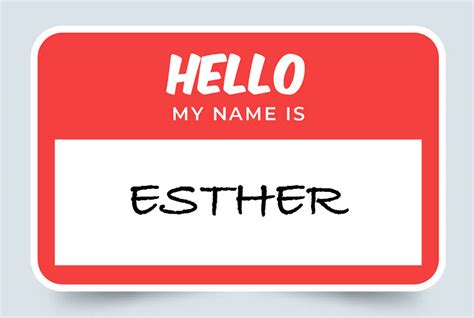 Esther Name Meaning: Origin and Significance