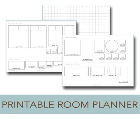 Printable Room Planner for Efficient Room Layout Planning