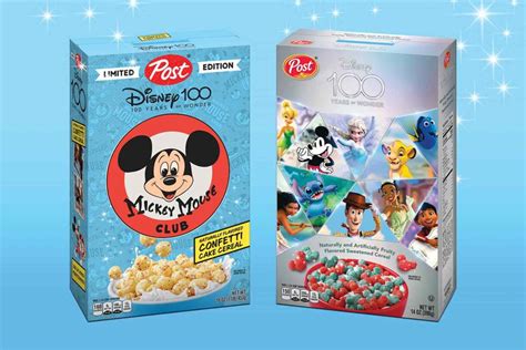 Celebrate Disney's 100th Anniversary With These 2 New Cereals