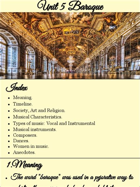 Unit 5 Baroque PDF | PDF | Suite (Music) | Musical Compositions