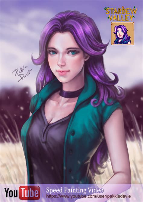 Abigail from Stardew Valley :: Behance