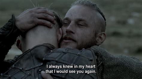 Ragnar reunion with Bjorn and Lagertha