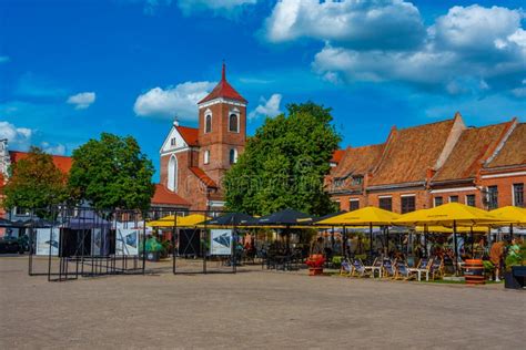 Kaunas, Lithuania, July 5, 2022: Old Town Square in Kaunas, Lith ...