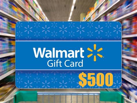 Win a $500 Walmart Gift Card!