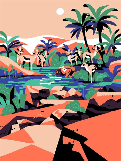 Matteo Berton Portfolio | Illustration design, Nature illustration ...