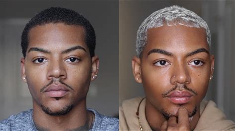 from black to platinum (hair bleaching routine + maintenance) | Tarek Ali - YouTube