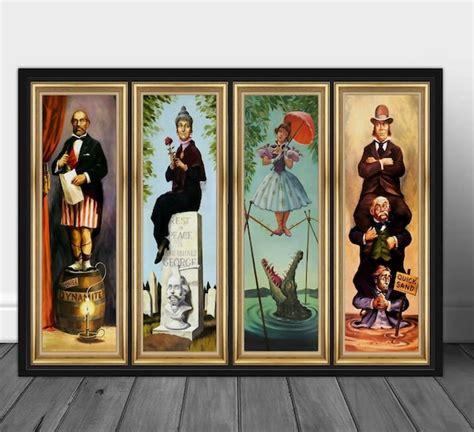 Haunted Mansion Stretching Room Poster Vintage Haunted - Etsy