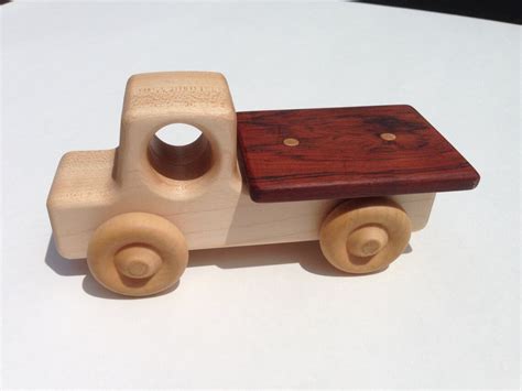 Flatbed Truck Waldorf Style Wooden Toy Truck in Maple - Etsy