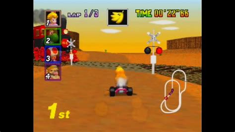 Mario Kart 64 - Kalimari Desert [N64] - YouTube