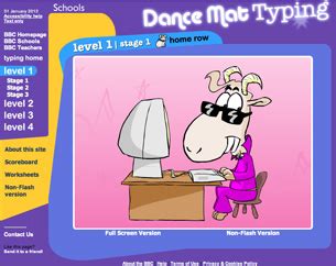 Dance Mat Typing