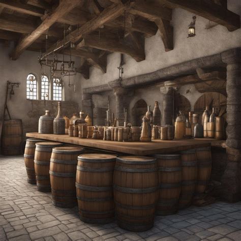 DreamUp Creation-Medieval Brewery by JoWheeler on DeviantArt