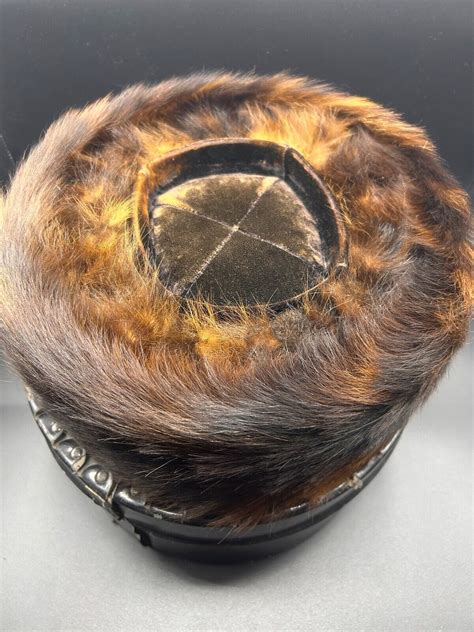 Shtreimel Hasidic Brilliant Natural Fur Hat 6 1/2 Original Box ‏שטרײַמל w/case | eBay