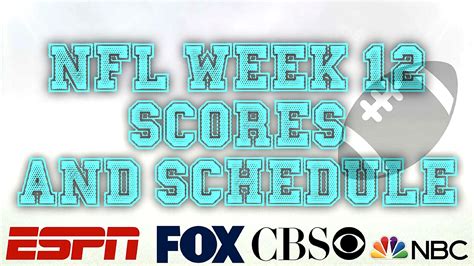 NFL Week 12 results and scores on Thanksgiving Day | SportingAlert.com