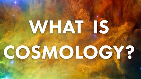 What is Cosmology? - YouTube