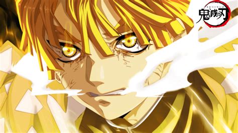 Demon Slayer Zenitsu Agatsuma With Yellow Eyes HD Anime Wallpapers | HD Wallpapers | ID #40641