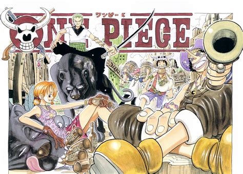 Some One Piece Pre timeskip color spreads part 1 : r/OnePiece