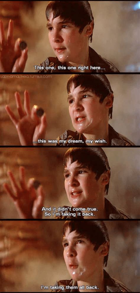 The Goonies (1985) #moviequotes #movie #quotes #tattoos | Movie quotes, 80s movie quotes ...